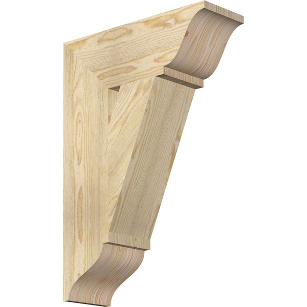 Ekena Millwork Traditional Traditional Rough Sawn Bracket, Douglas Fir, 6"W x 18"D x 26"H BKT06X18X26TRA01RDF - main